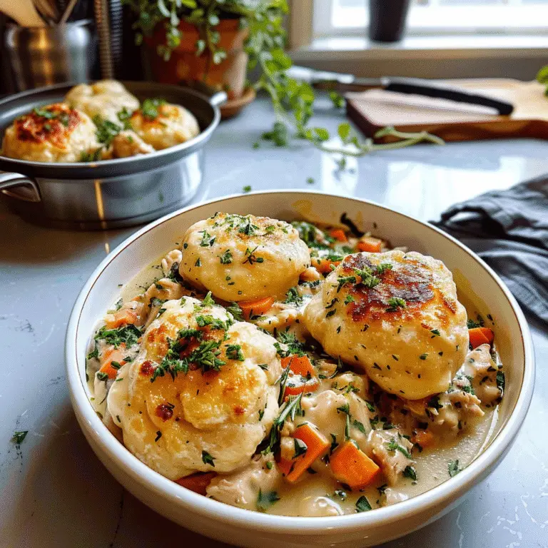 Delicious Chicken and Dumplings Dish