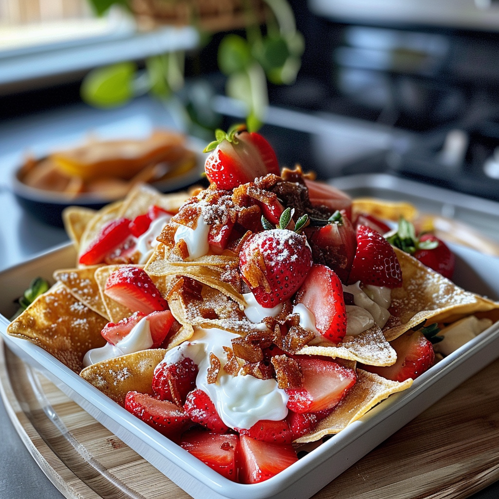 Strawberry Cheesecake Nachos Box