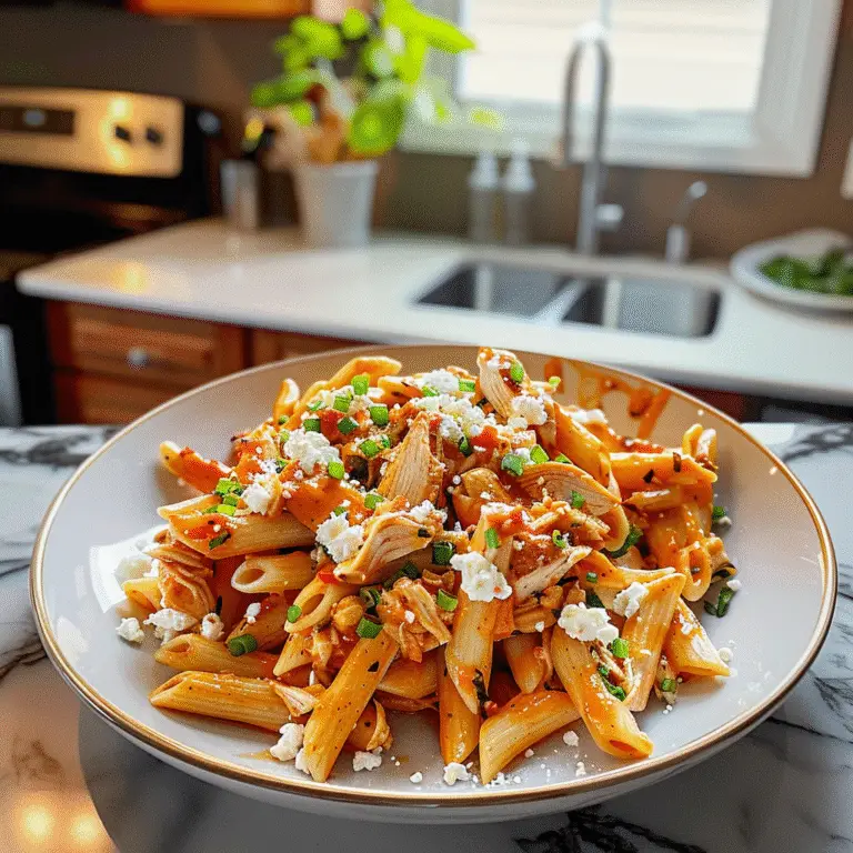 Delicious Buffalo Chicken Pasta Dish