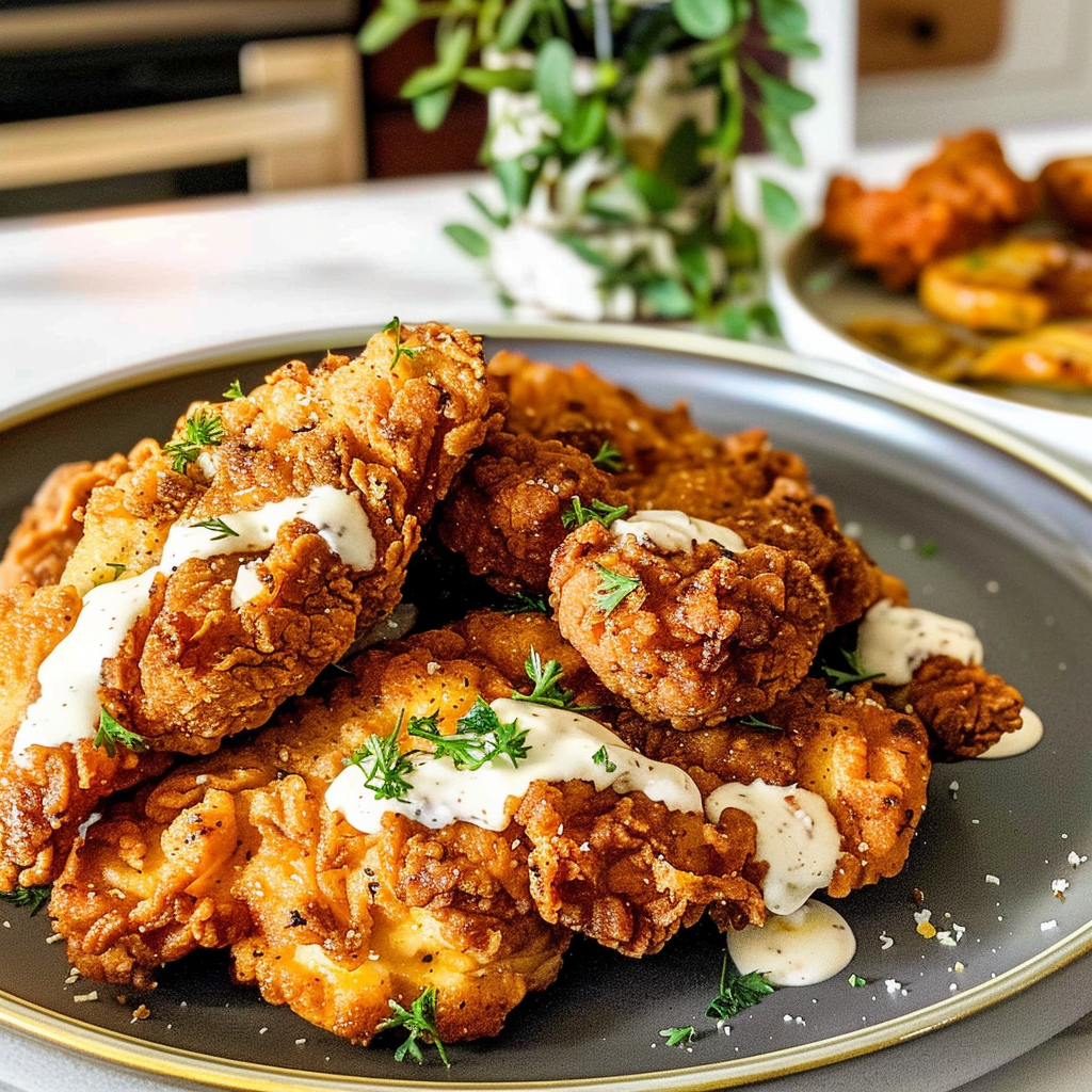 Crispy Chicken Fried Chicken