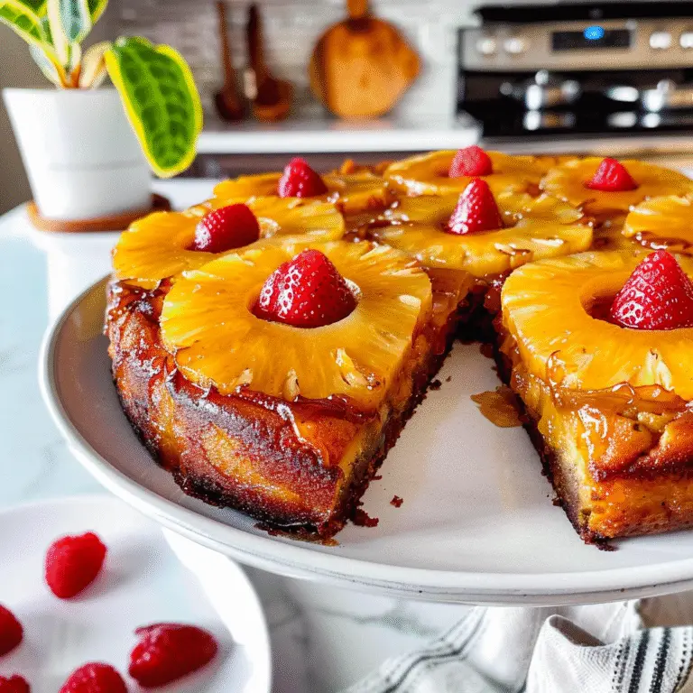 Upside Down Pineapple Cake