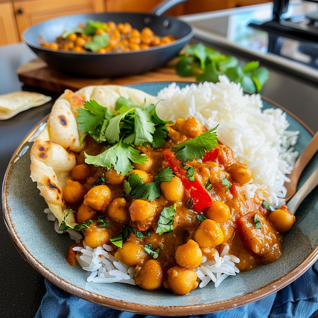 Chickpea Curry Dish