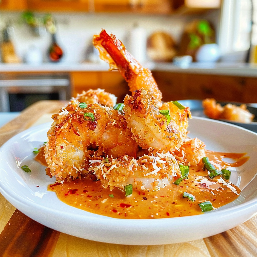 Coconut Shrimp with Sweet Chili Mayo