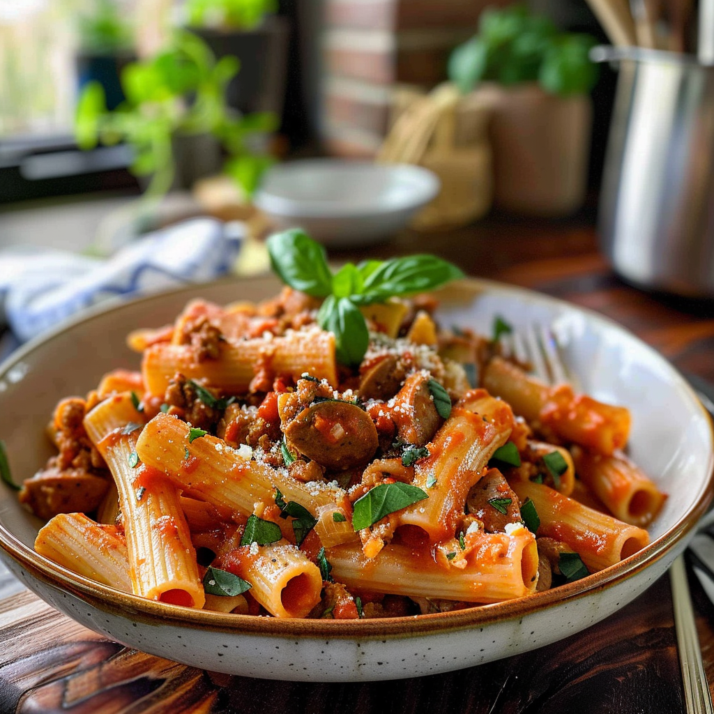Italian Sausage Pasta Dish