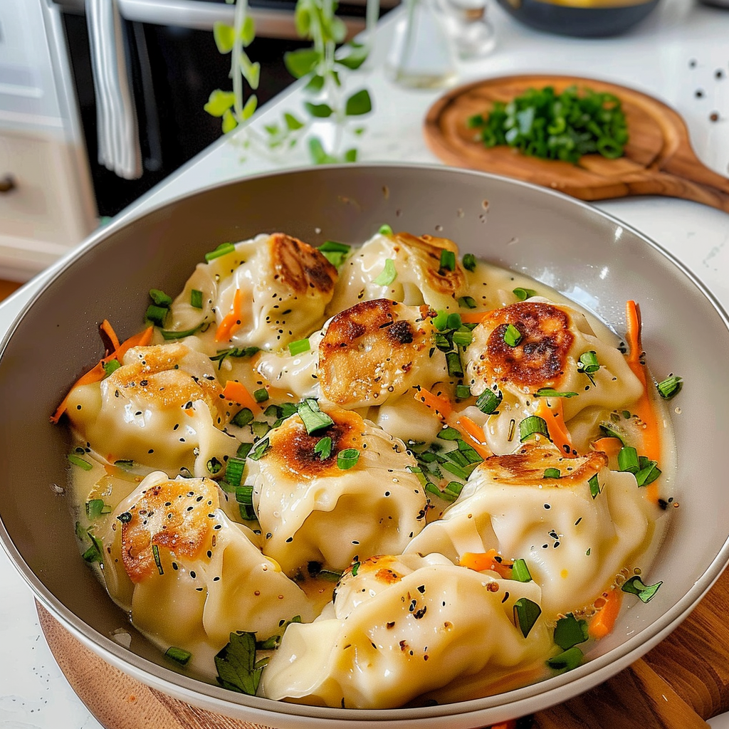 Chicken Dumplings Delight