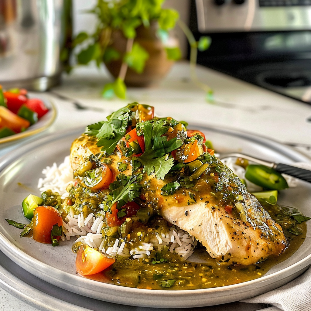 Salsa Verde Chicken Dish