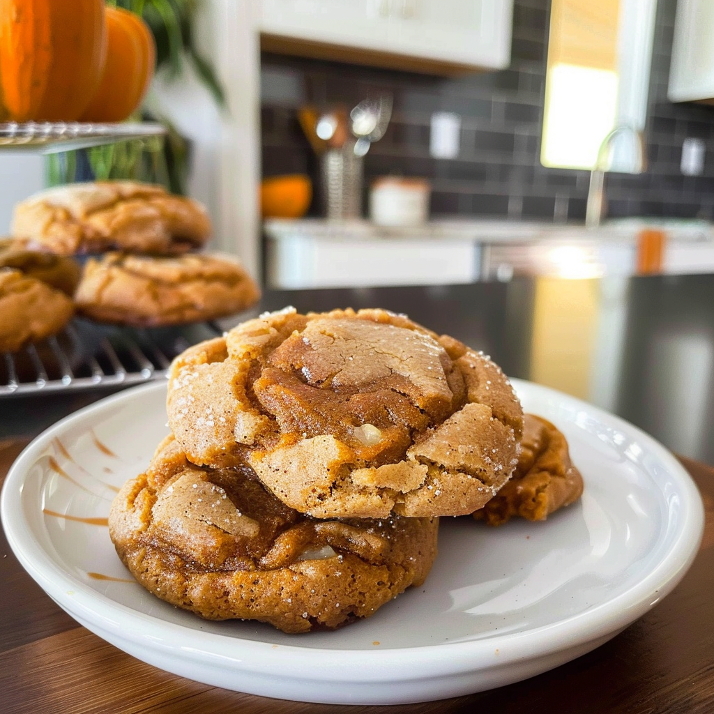 Pumpkin Spice Cookies Freshly Baked