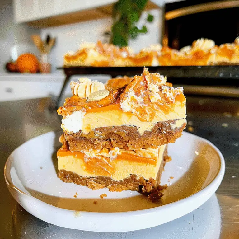 Pumpkin Cheesecake Bars