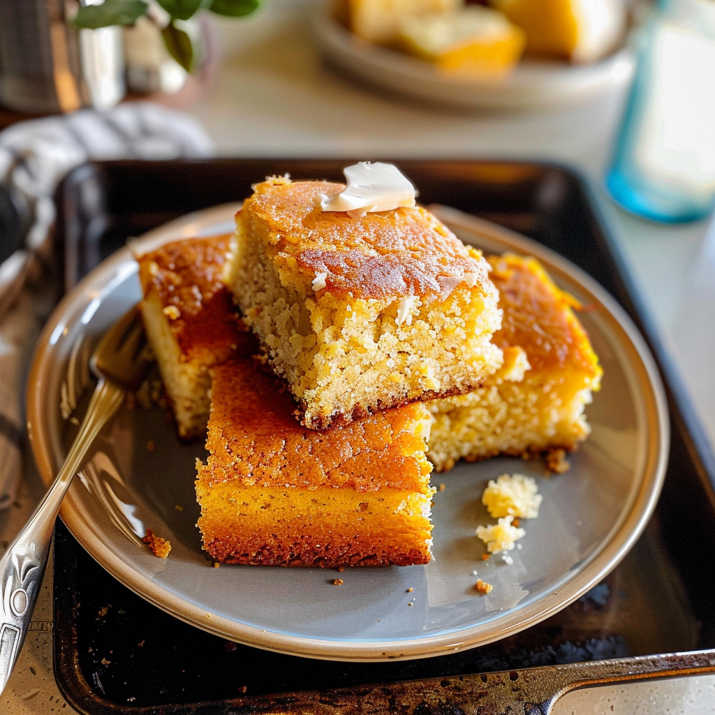 Sweet Cornbread Freshly Baked