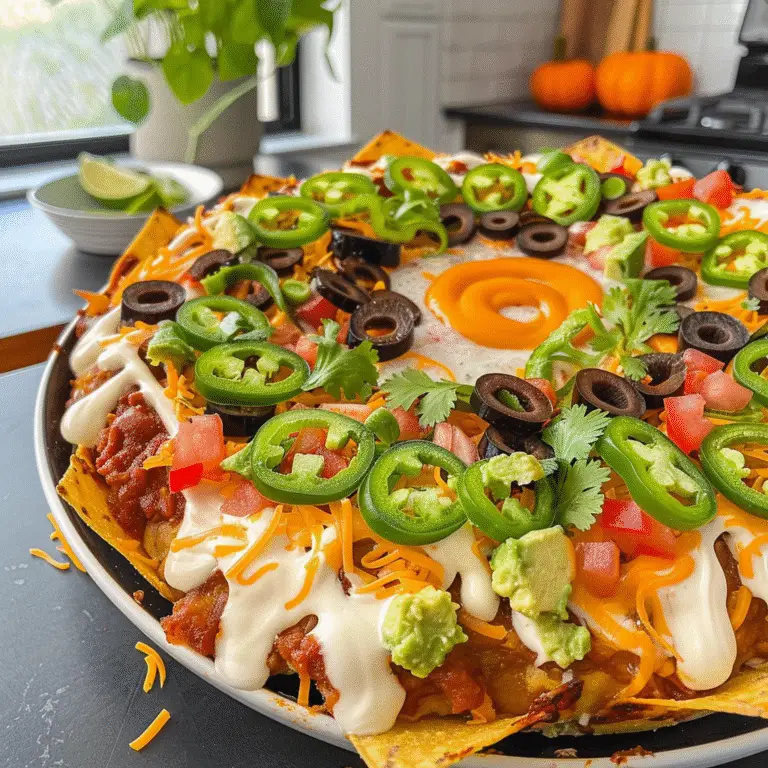 Halloween Taco Dip Delight