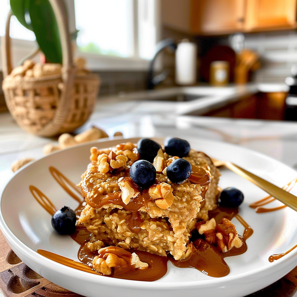 Delicious Peanut Butter Oatmeal Bowl