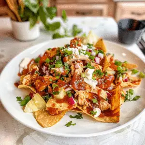 BBQ Chicken Nachos Deliciousness