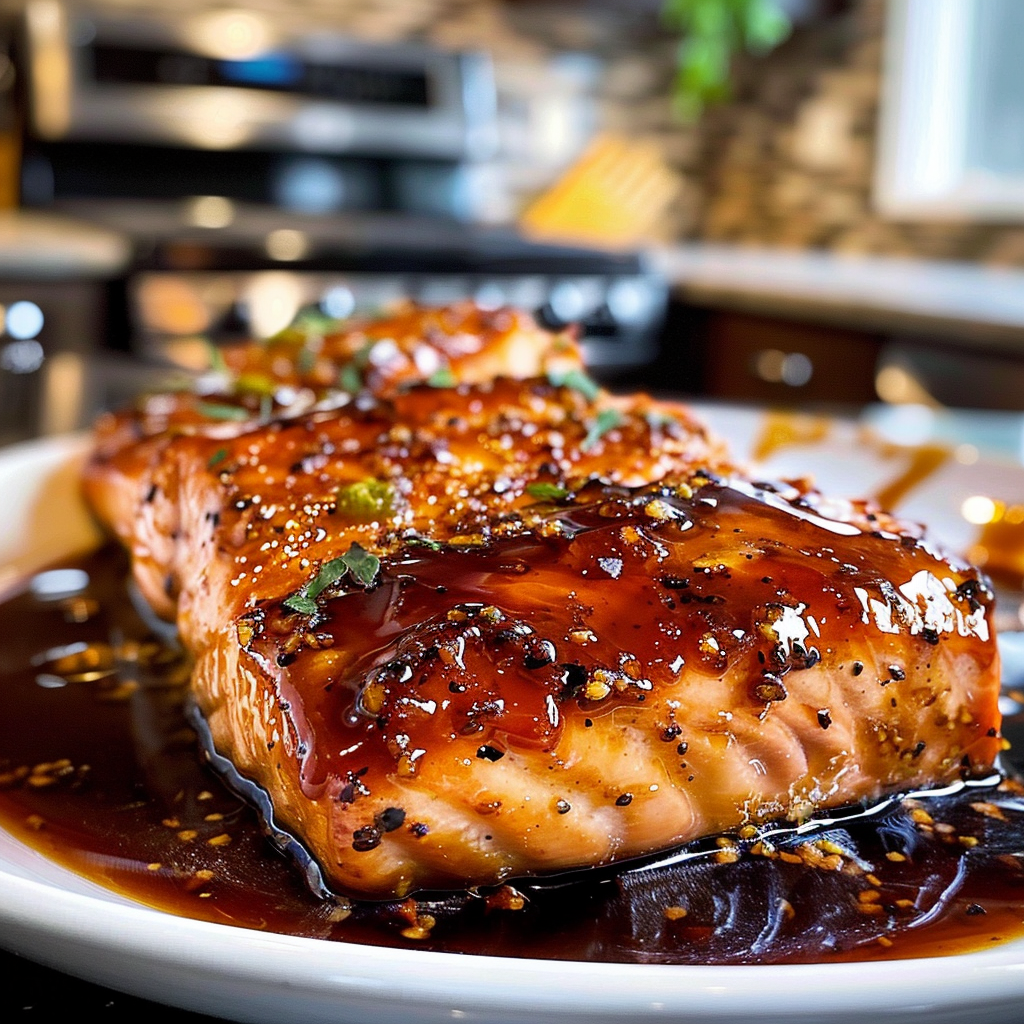 Honey Glazed Salmon on the Grill