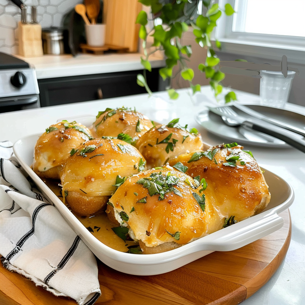Delicious Chicken Pillows Dish