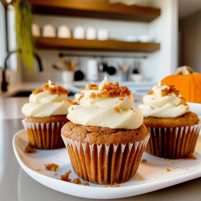 Delicious Pumpkin Cupcakes Freshly Baked