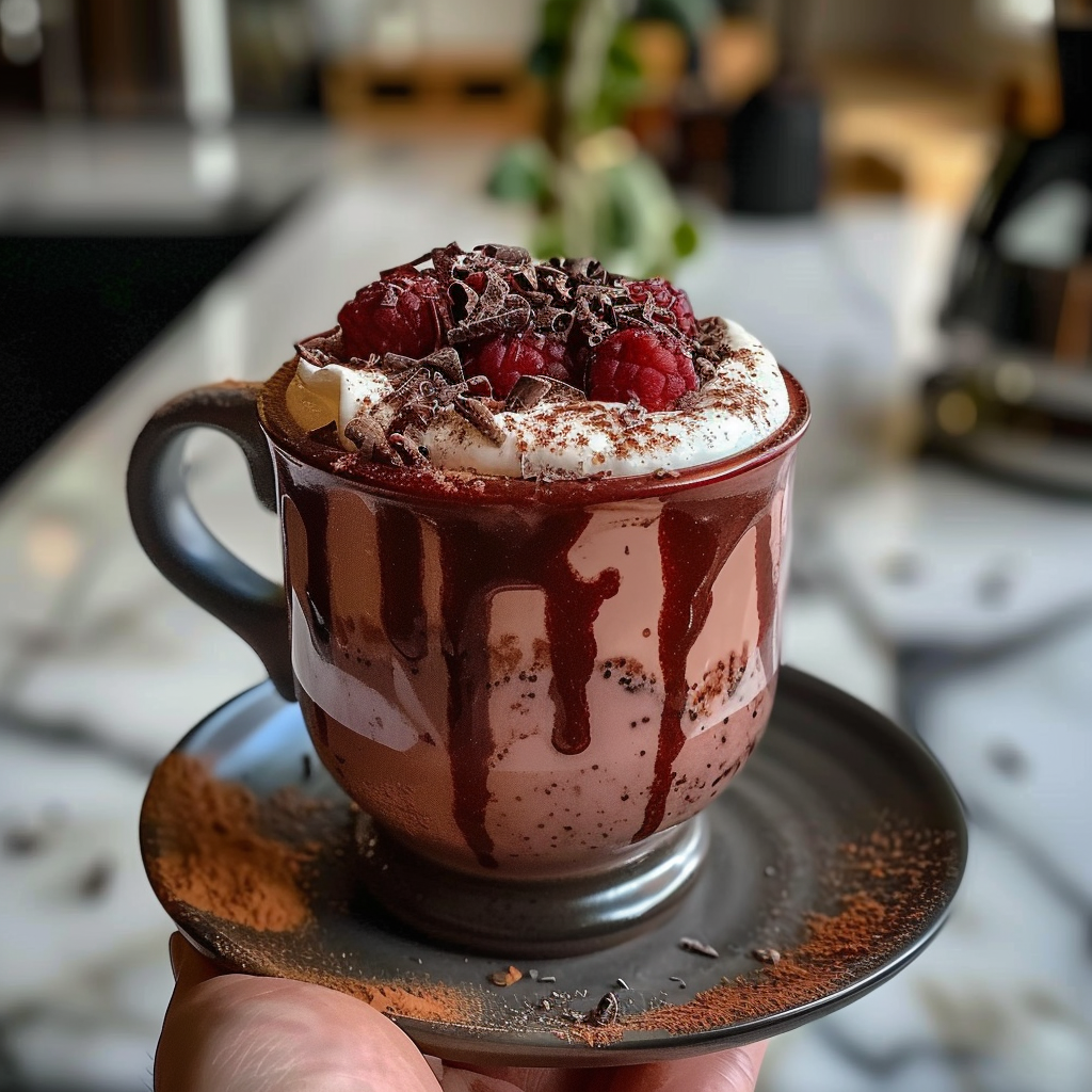Vampire Hot Chocolate in a Mug