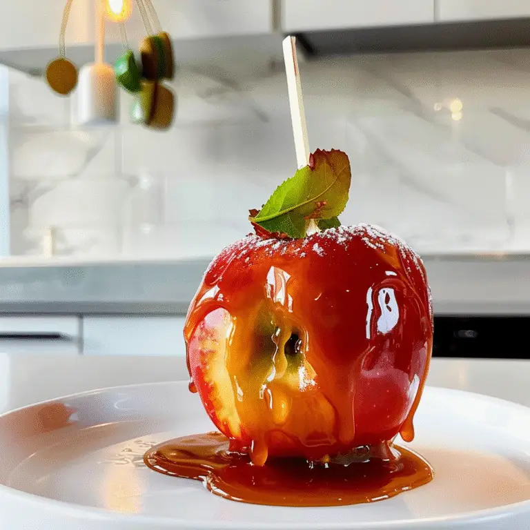 Candy Apples Ready to Delight