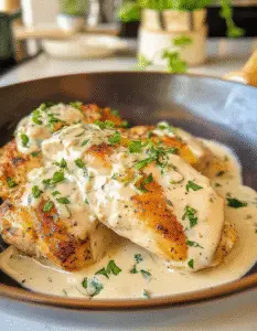 Creamy Garlic Chicken Dish