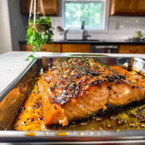Oven Baked Salmon Dish