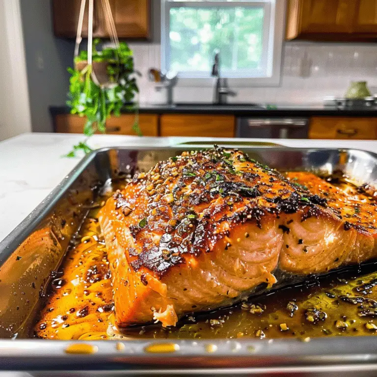 Oven Baked Salmon Dish