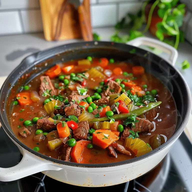 Vegetable Beef Soup Bowl