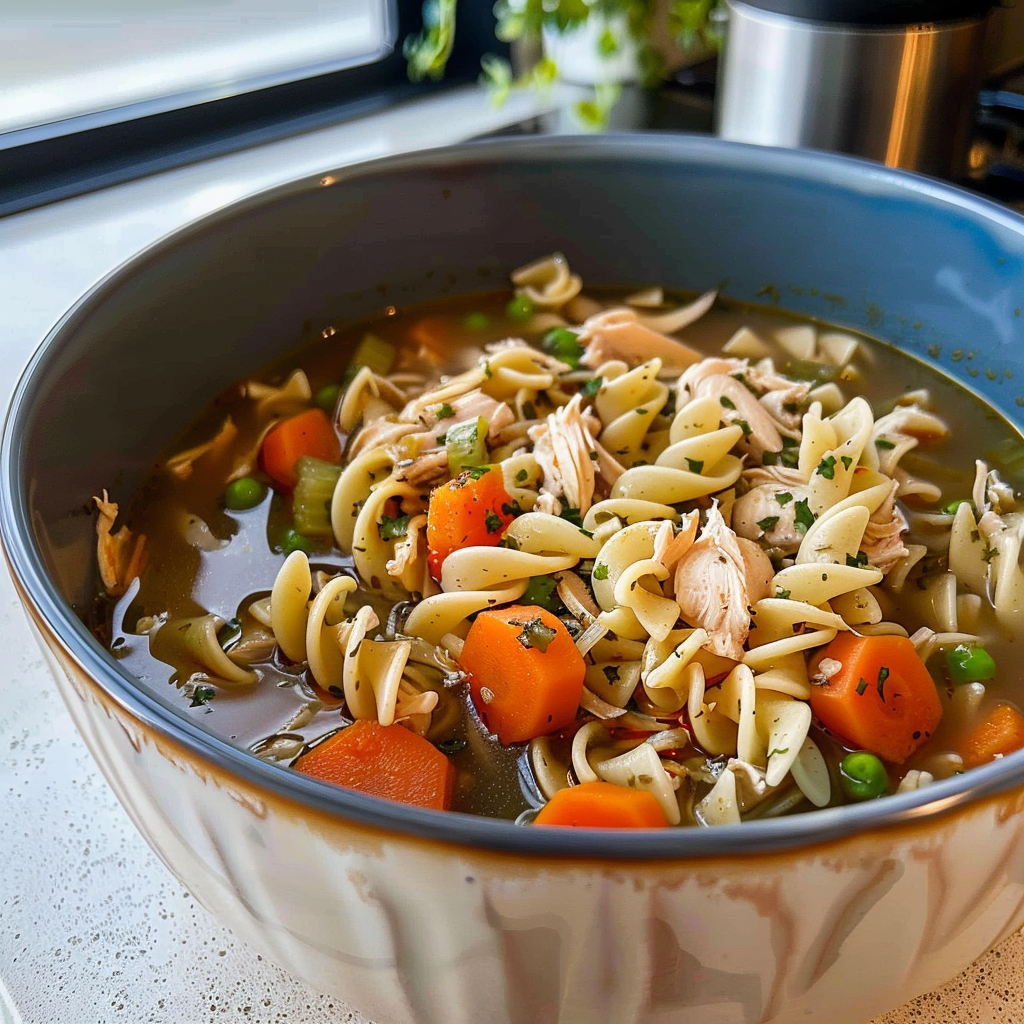 Chicken Noodle Soup with Rotisserie Chicken