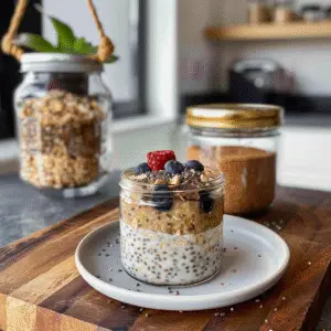 Overnight Oats with Chia Seeds