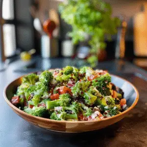 Broccoli Salad Fresh Ingredients