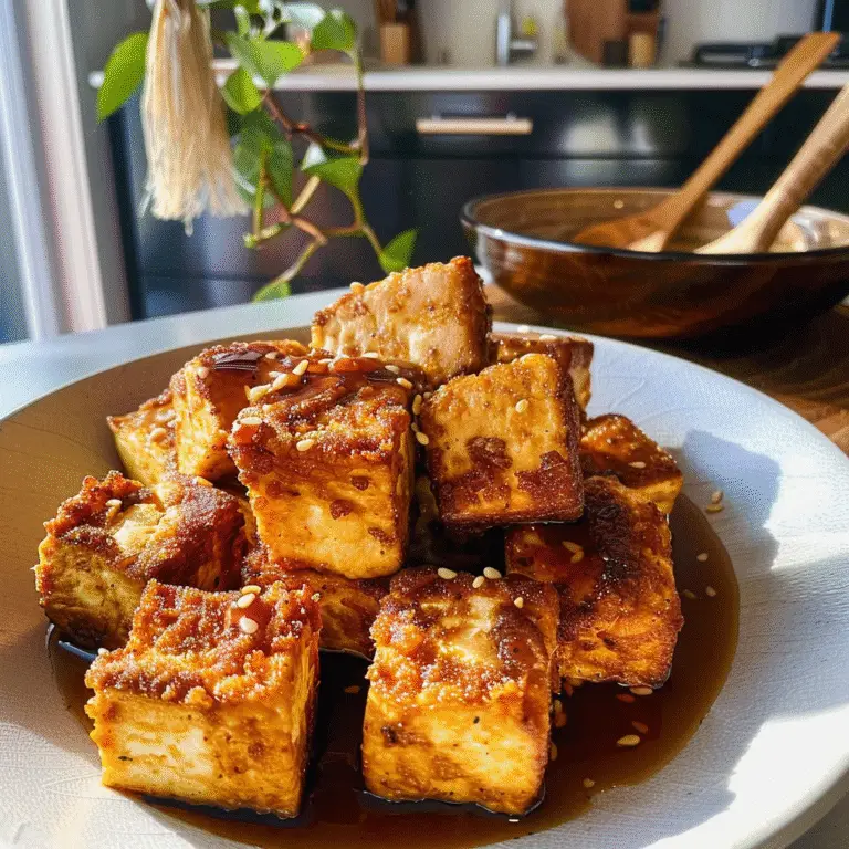 Crispy Tofu Dish