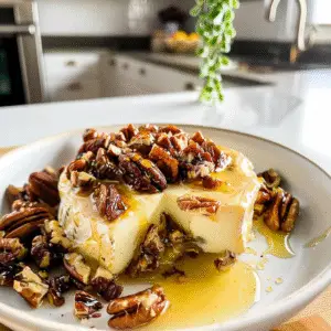 Baked Brie with Honey and Pecans