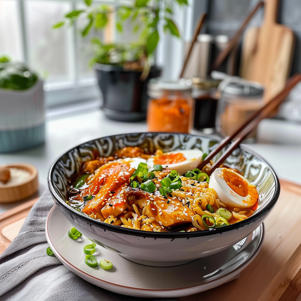 Tasty Ramen Bowl Dish