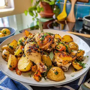 Sheet Pan Chicken and Potatoes