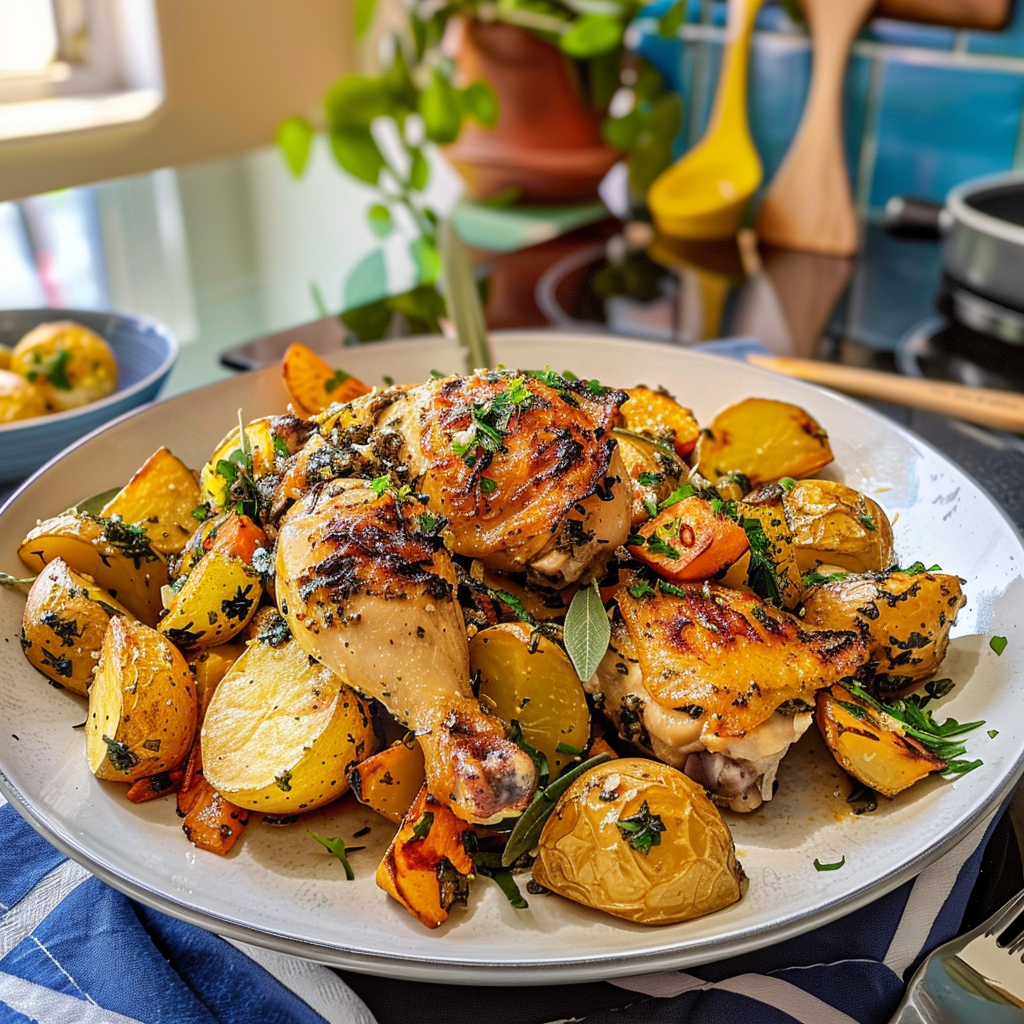 Sheet Pan Chicken and Potatoes