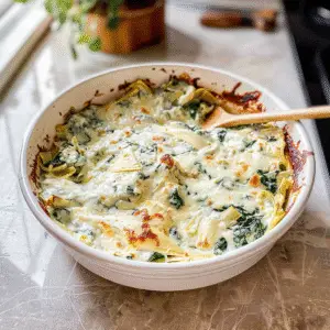 Healthy Spinach Artichoke Dip
