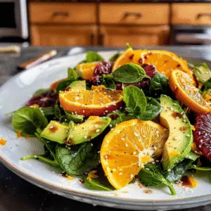 Citrus & Avocado Spinach Salad