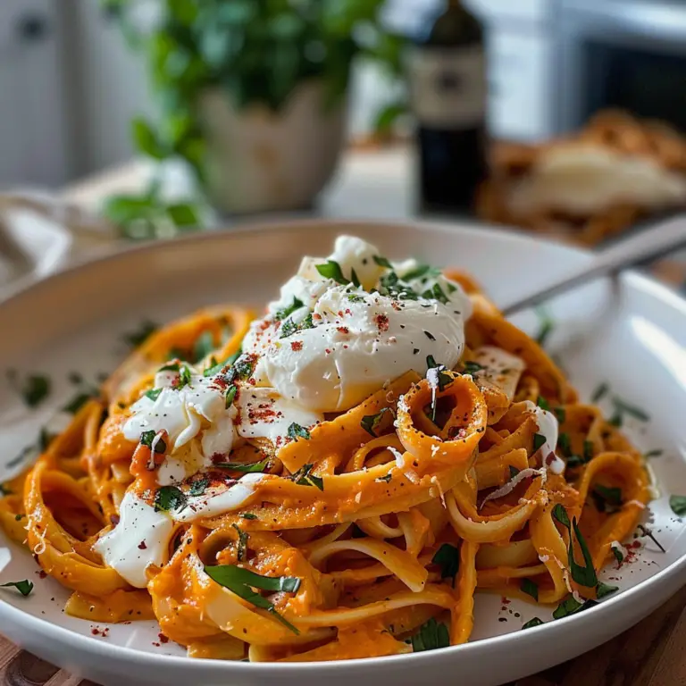 Creamy Red Pepper Pasta