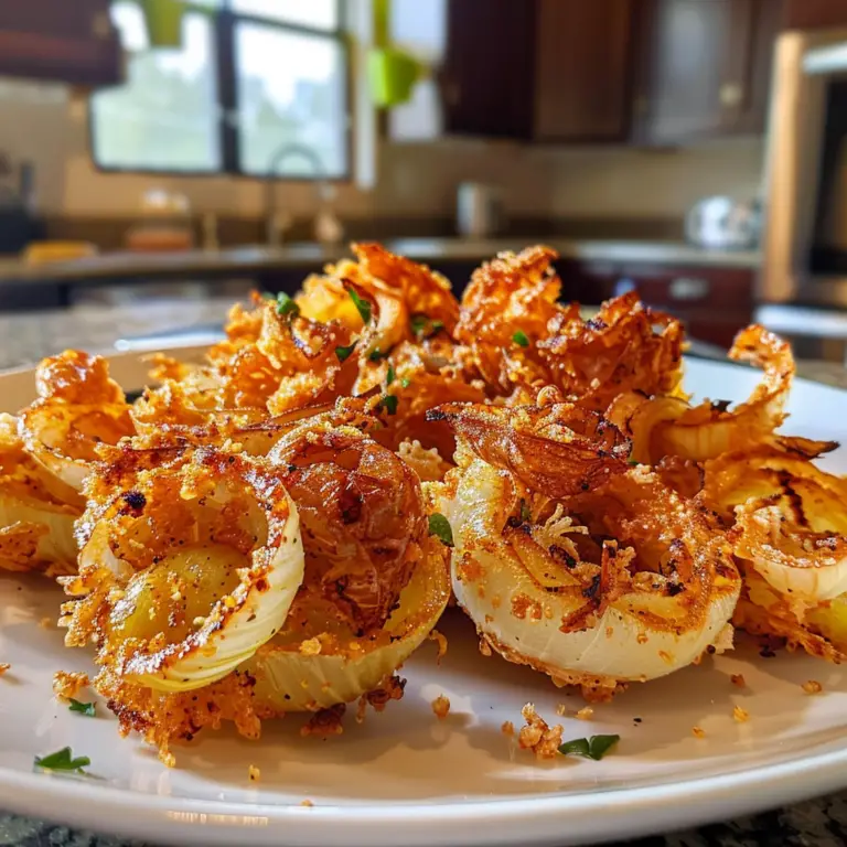 Crispy Mini Blooming Onions in Air Fryer
