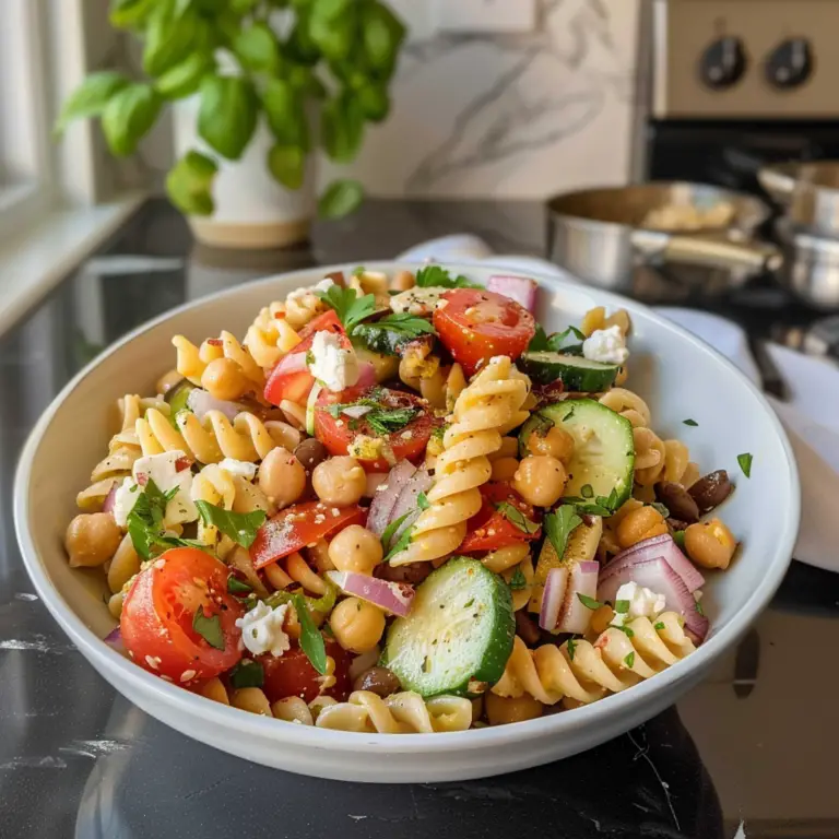 Classic Greek Pasta Salad