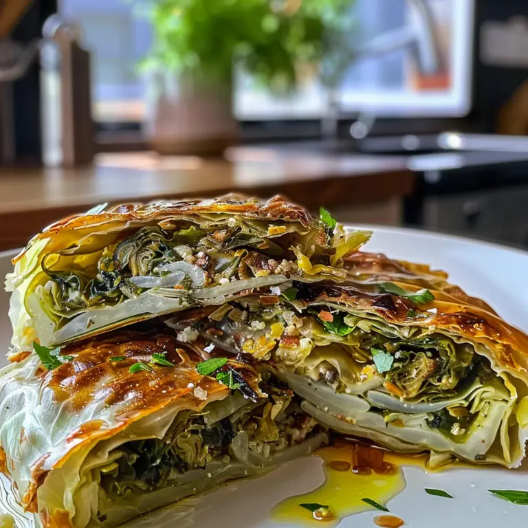 Roasted Cabbage-Steak Spanakopita Melts