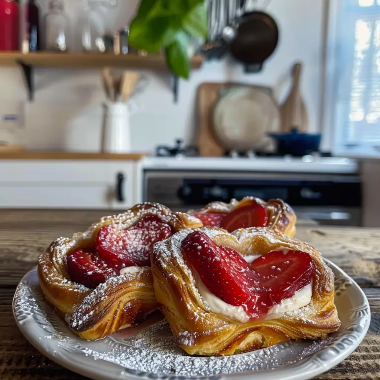 Strawberry Cream Cheese Danish Delight