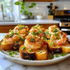 Shrimp Toast Close-Up
