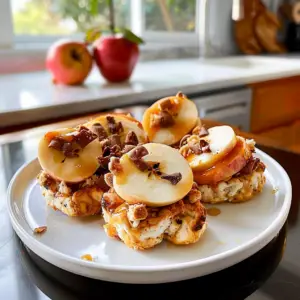 Apple Cookie Snacks on a Plate