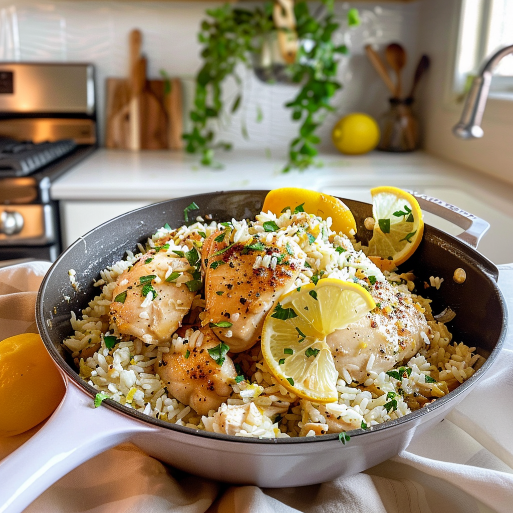 Honey Lemon Chicken Skillet